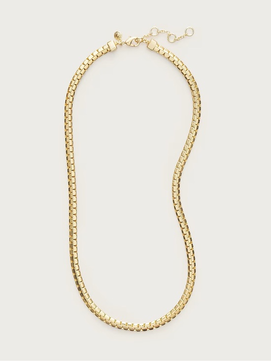 J. Crew Jewelry - J. Crew Gold-Tone Box Link Necklace